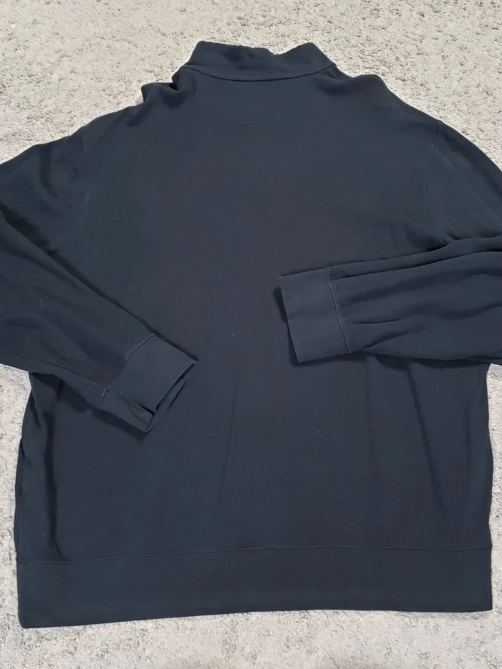 Polo Ralph Lauren Mens Performance 1/4 Zip Lightweight Pullover Sweater XL Black